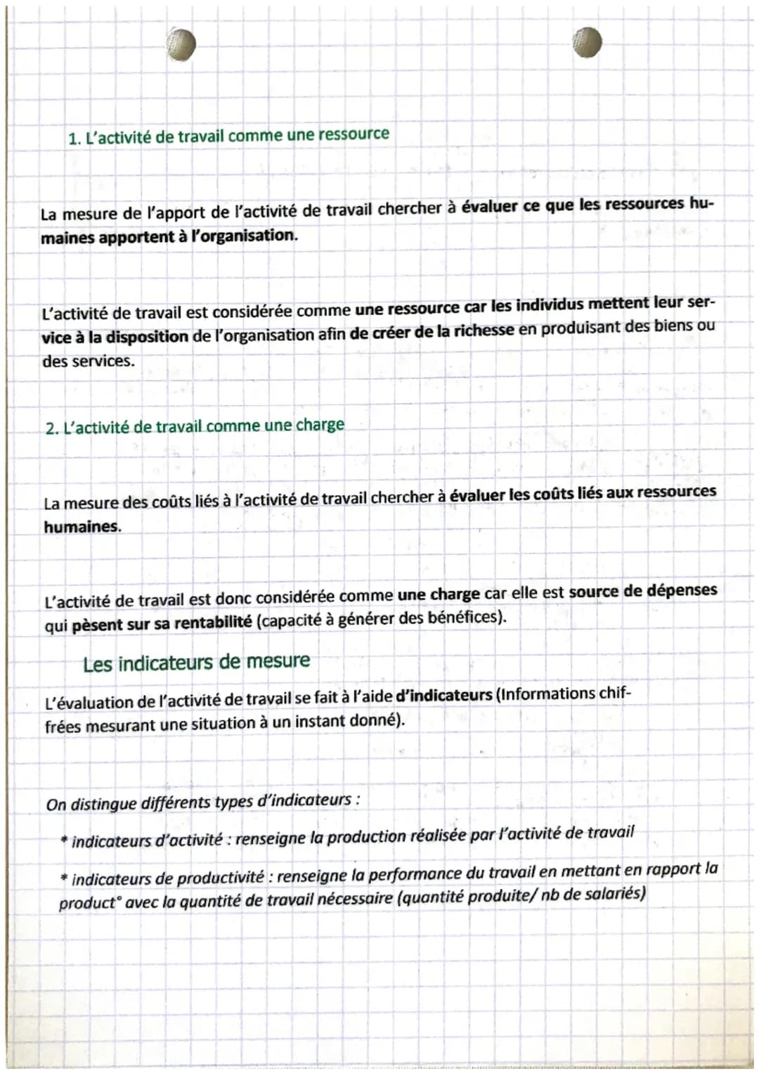 gestion!
chapitre s
Définition:
La rémunération et l'évaluation de l'activité de travail
La rémunération est une contrepartie financière, ve