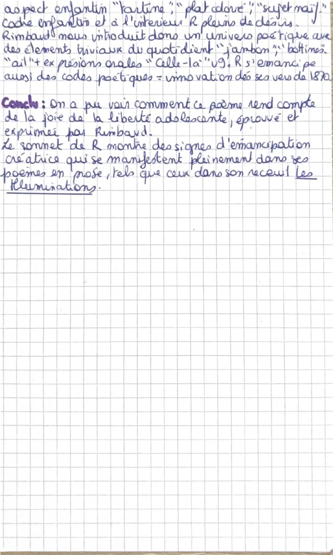 Texte 15. Au Cabaret vert
intro: Cahiers de Douai, d'Arthur Rimbard. Ce
poème est un sonnet de la de liasse du recent. 1870
poème d'insprica