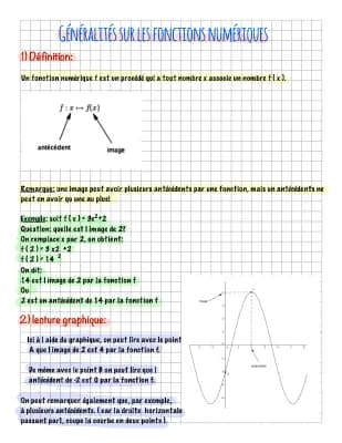 Know généralités sur les fonctions numériques thumbnail