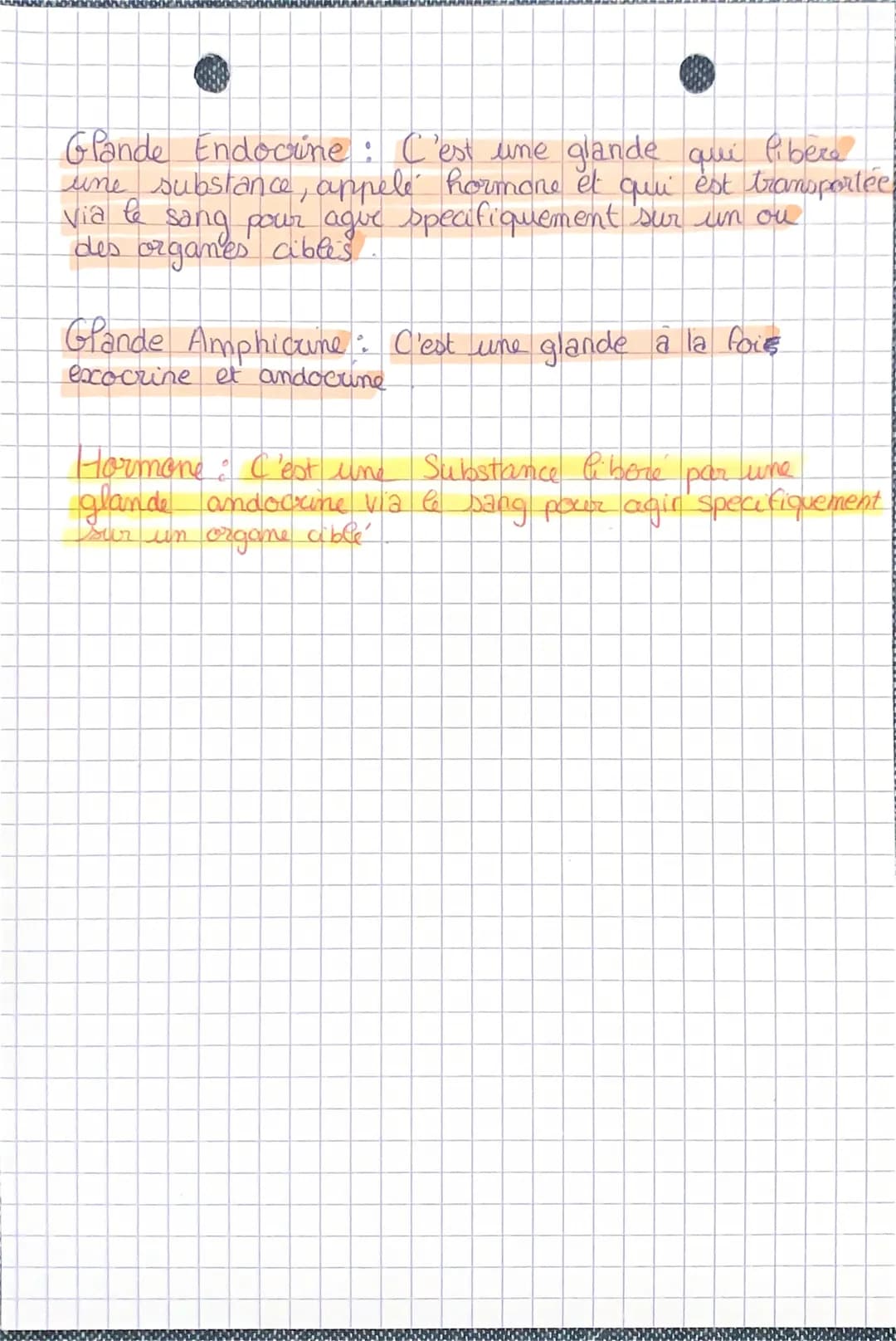 DEFINITION
Glande exocrine: C'est une glande que
EXOCRINE
libere
une substance à l'exterieur
de l'organisme grâce à un canal
excreteur
subst