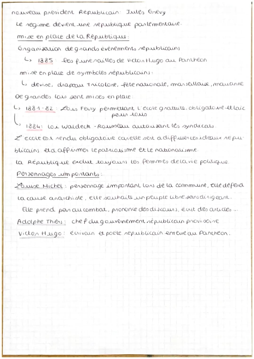 HISTOIRE
introduction
4/09/1870 Napoleon III abdique suite à la défaite de jedan conthe
la Prusse.
Zeon Gambetta proclame alons la !!! Repub