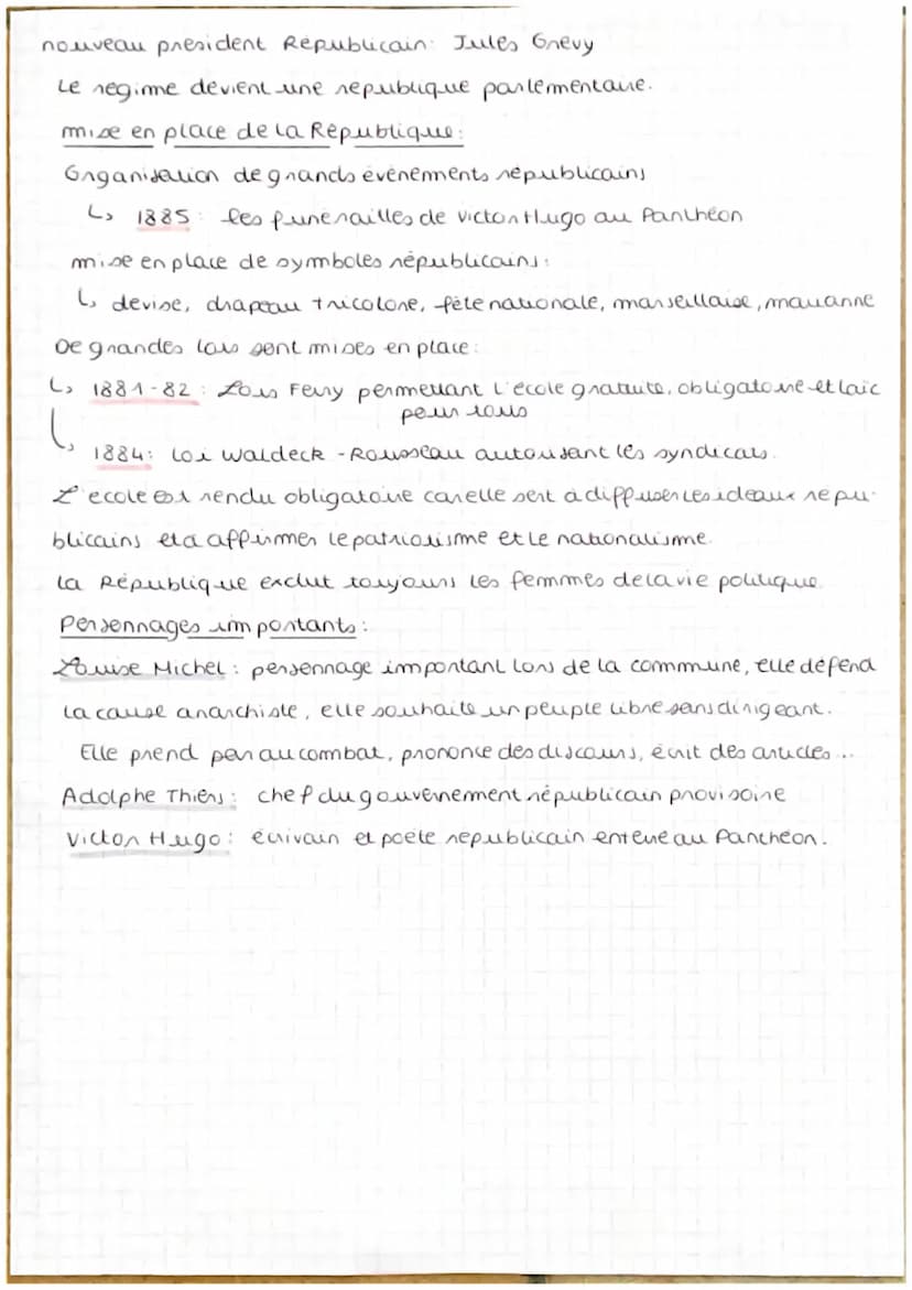 HISTOIRE
introduction
4/09/1870 Napoleon III abdique suite à la défaite de jedan conthe
la Prusse.
Zeon Gambetta proclame alons la !!! Repub
