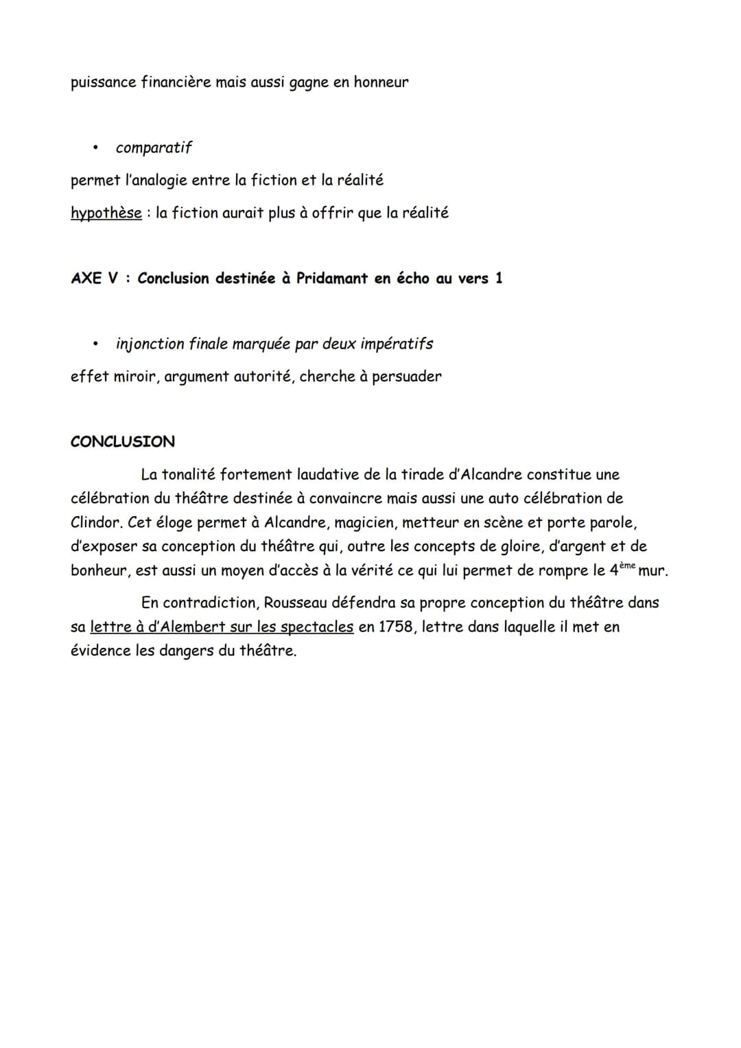 INTRODUCTION
THÉÂTRE
L'illusion comique Acte V, scène 6
L'Illusion comique constitue la dernière comédie de Corneille. Elle a été représenté