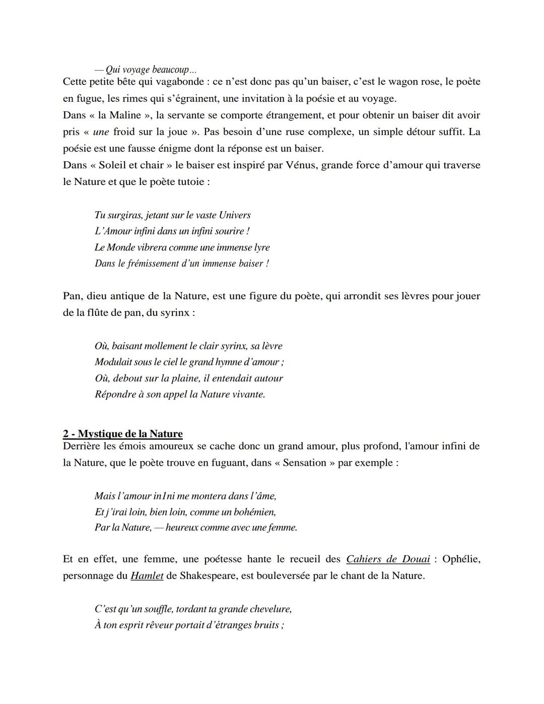 Rimbaud, Les Cahiers de Douai
13 thèmes-clés
Entre mai et octobre 1870, Rimbaud part sur les routes, écrit la plupart des poèmes des Cahiers