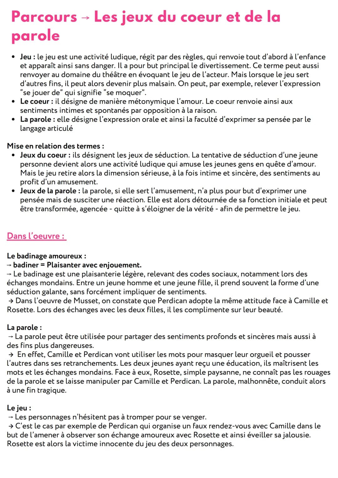 ON NE BADINE PAS AVEC
L'AMOUR
ALFRED DE MUSSET
à savoir, résumés & citations
A savoir
BIOGRAPHIE
Alfred de Musset est un poète, romancier et