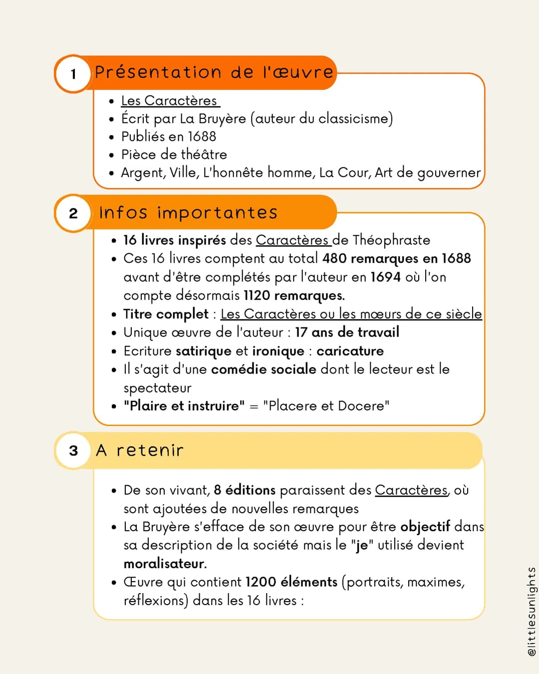 Les Caractères de La Bruyère 