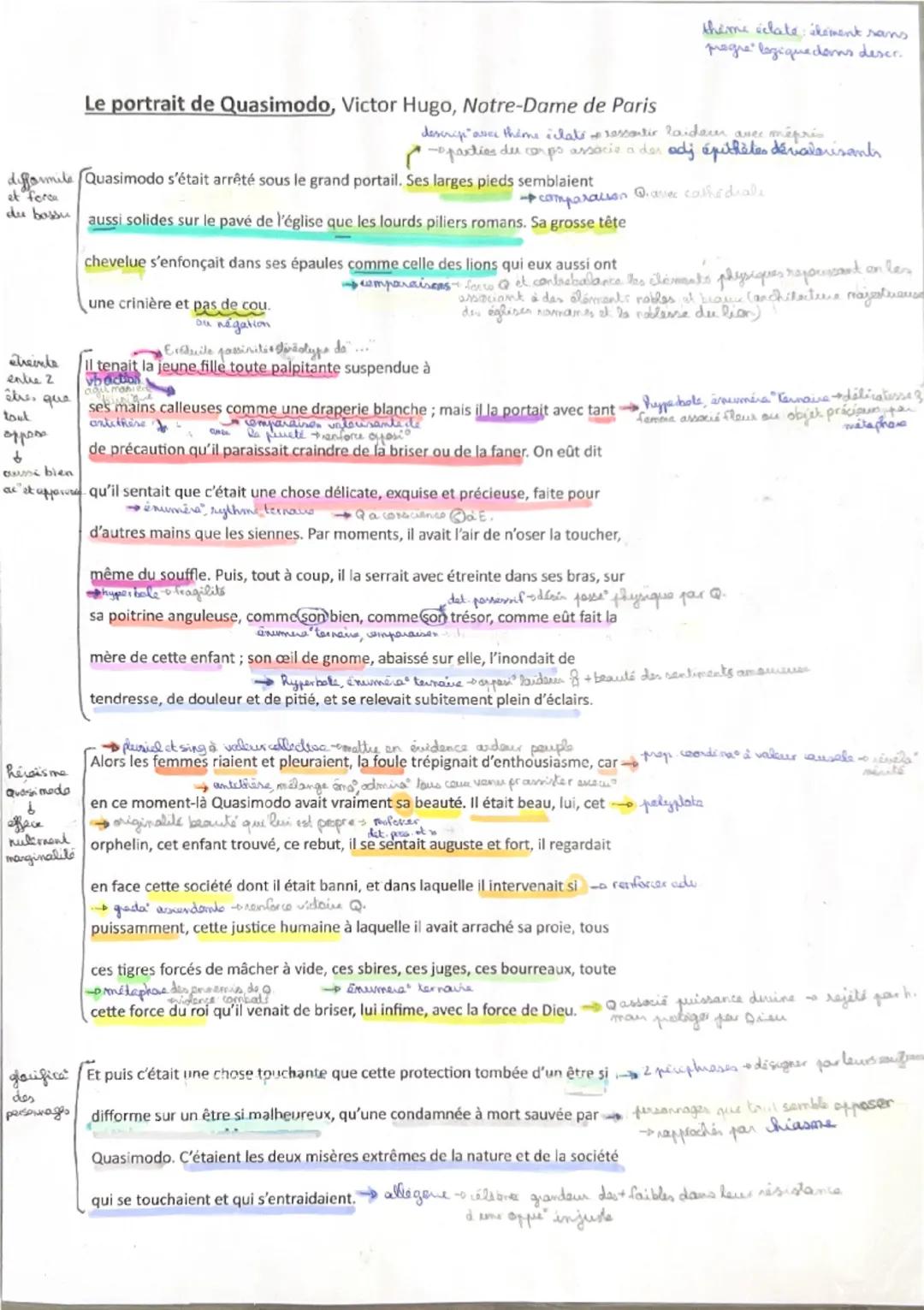 thème éclate: skoment sans
progre logique dans deser.

Le portrait de Quasimodo, Victor Hugo, Notre-Dame de Paris

descrip asce thime iclats