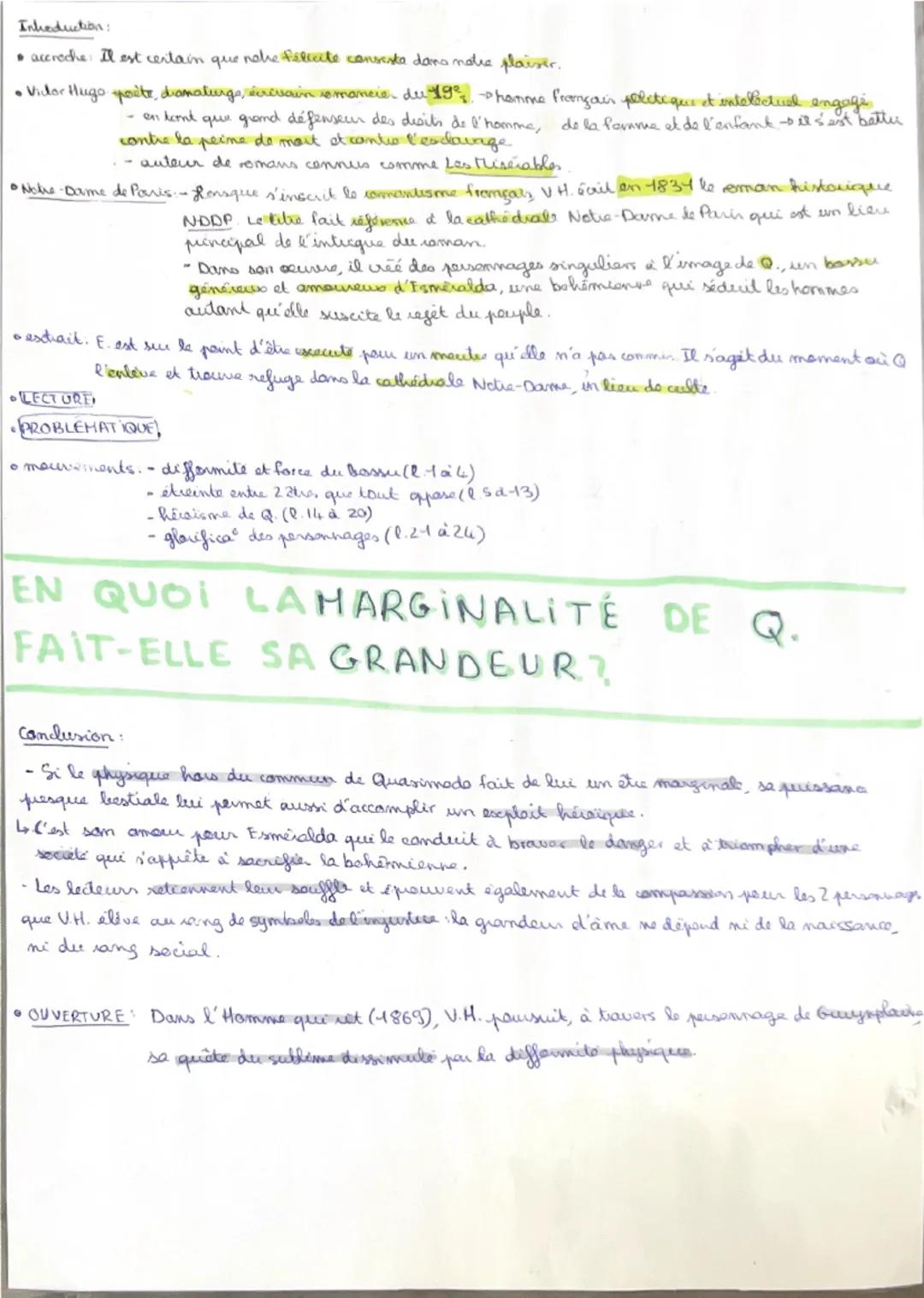 thème éclate: skoment sans
progre logique dans deser.

Le portrait de Quasimodo, Victor Hugo, Notre-Dame de Paris

descrip asce thime iclats