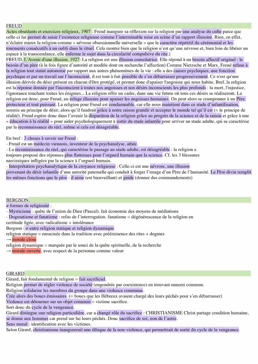 LA RELIGION
BLAISE PASCAL
Pensées (rédigé autour de 1670, publié de manière posthume): les deux sources de la vérité: la raison et le cœur.

