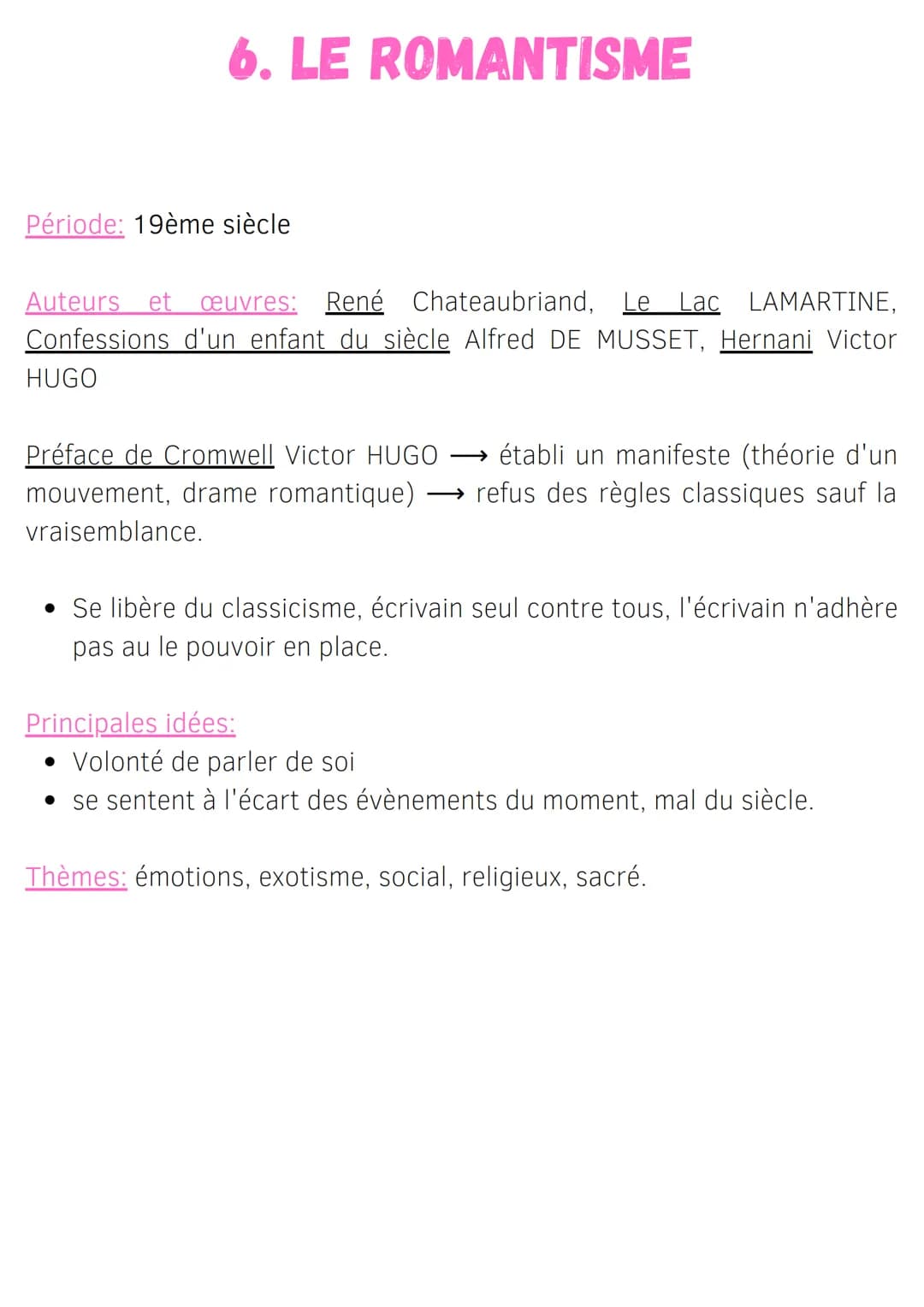 1. L'HUMANISME
Période: Renaissance : 16ème siècle
Auteurs et œuvres: Gargantua RABELAIS, MONTAIGNE, ERASME,
Discours servitude volontaire L