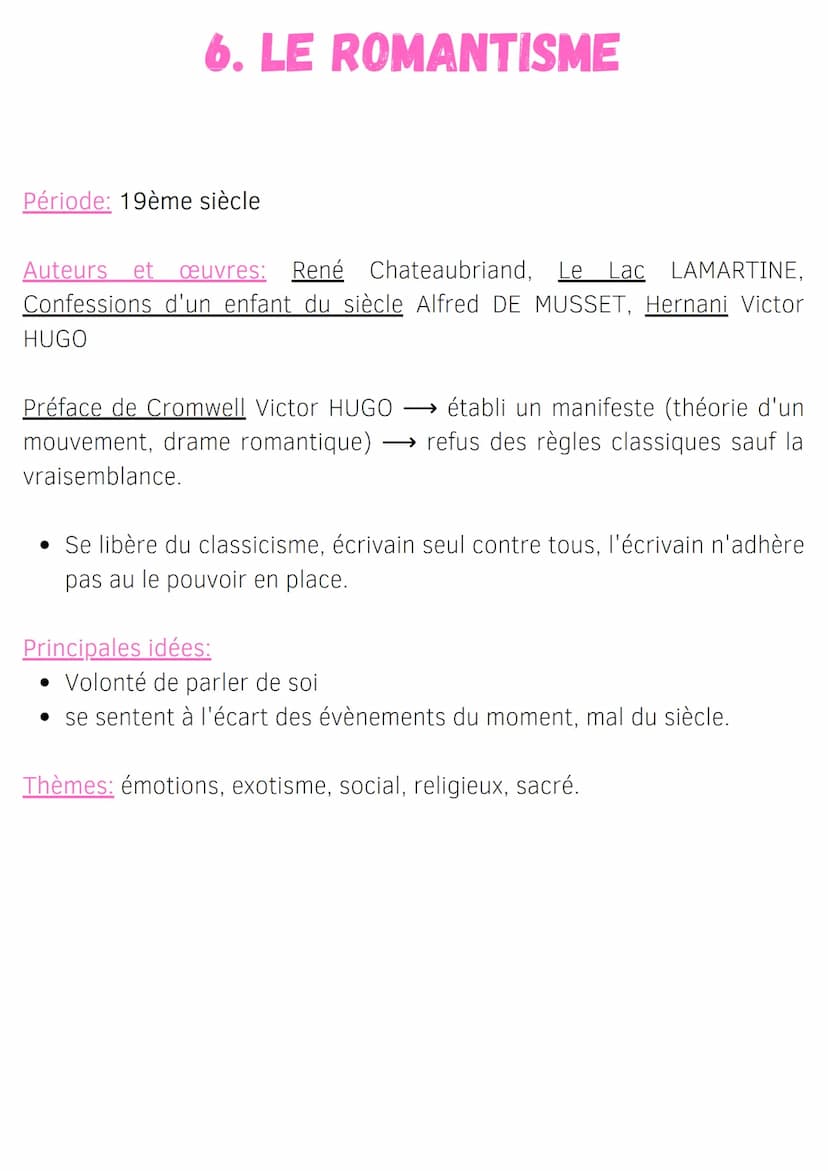 1. L'HUMANISME
Période: Renaissance : 16ème siècle
Auteurs et œuvres: Gargantua RABELAIS, MONTAIGNE, ERASME,
Discours servitude volontaire L