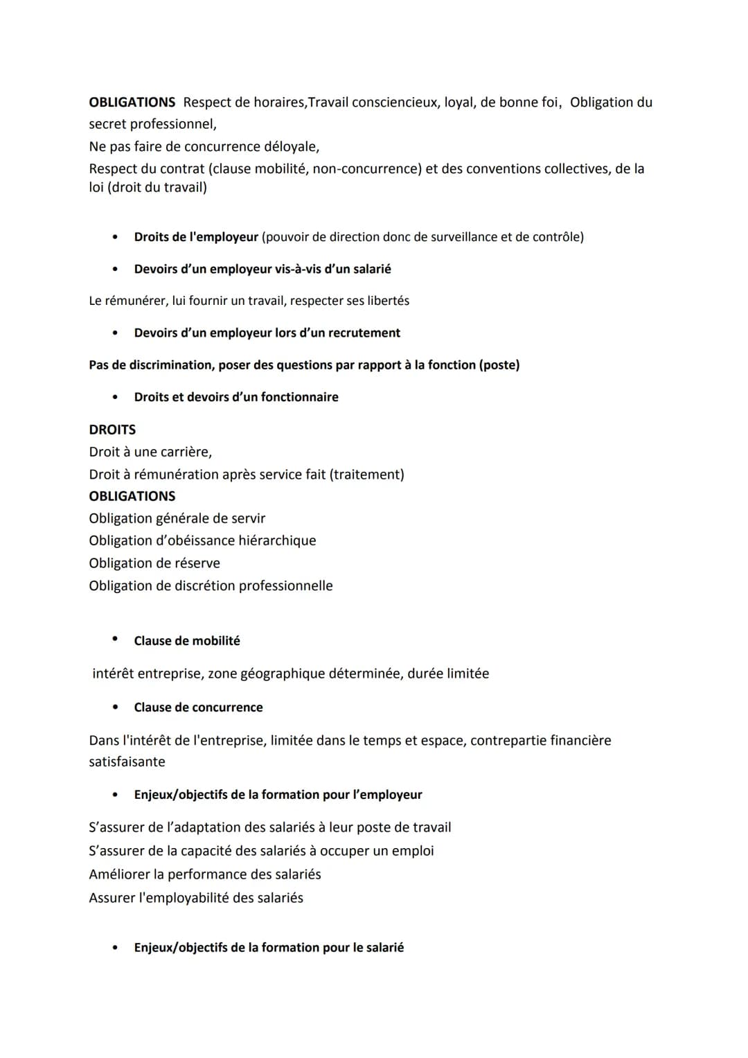 Concepts à maîtriser BTS
DROIT
Rappelez les étapes d'un syllogisme
Qualification juridique des faits ; problème de droit; règles applicables