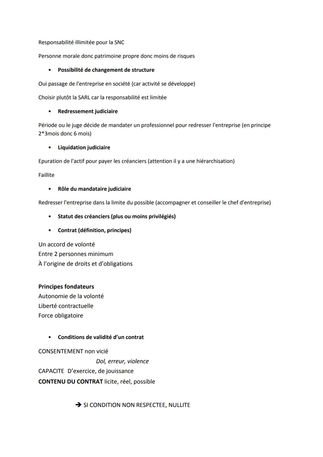 Concepts à maîtriser BTS
DROIT
Rappelez les étapes d'un syllogisme
Qualification juridique des faits ; problème de droit; règles applicables