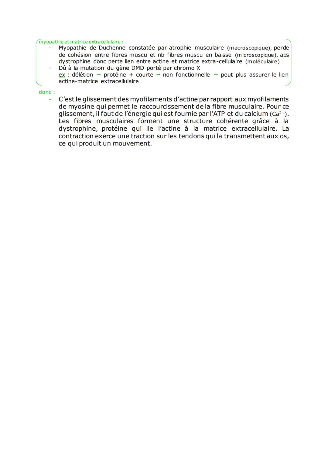 Ch.3 LA CONTRACTION MUSCULAIRE
FIBRE MUSCULAIRE: Myocyte qui est une cellule spécialisée dans la fonction de
contraction
CELLULES FUSIFORMES