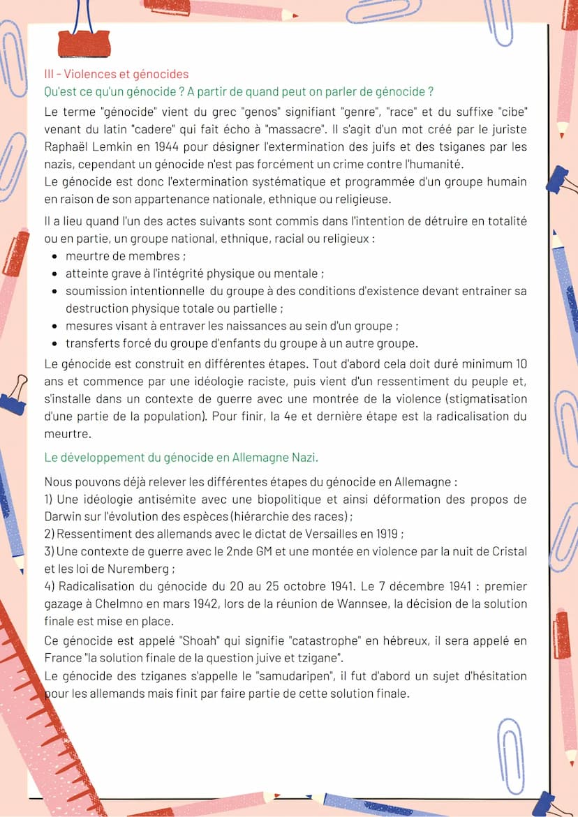 Histoire - Thème I
Chapitre 3: La Seconde Guerre Mondiale
Le conflit comprends deux grandes périodes : l'offensives de l'Axe de 1939 à 1942 