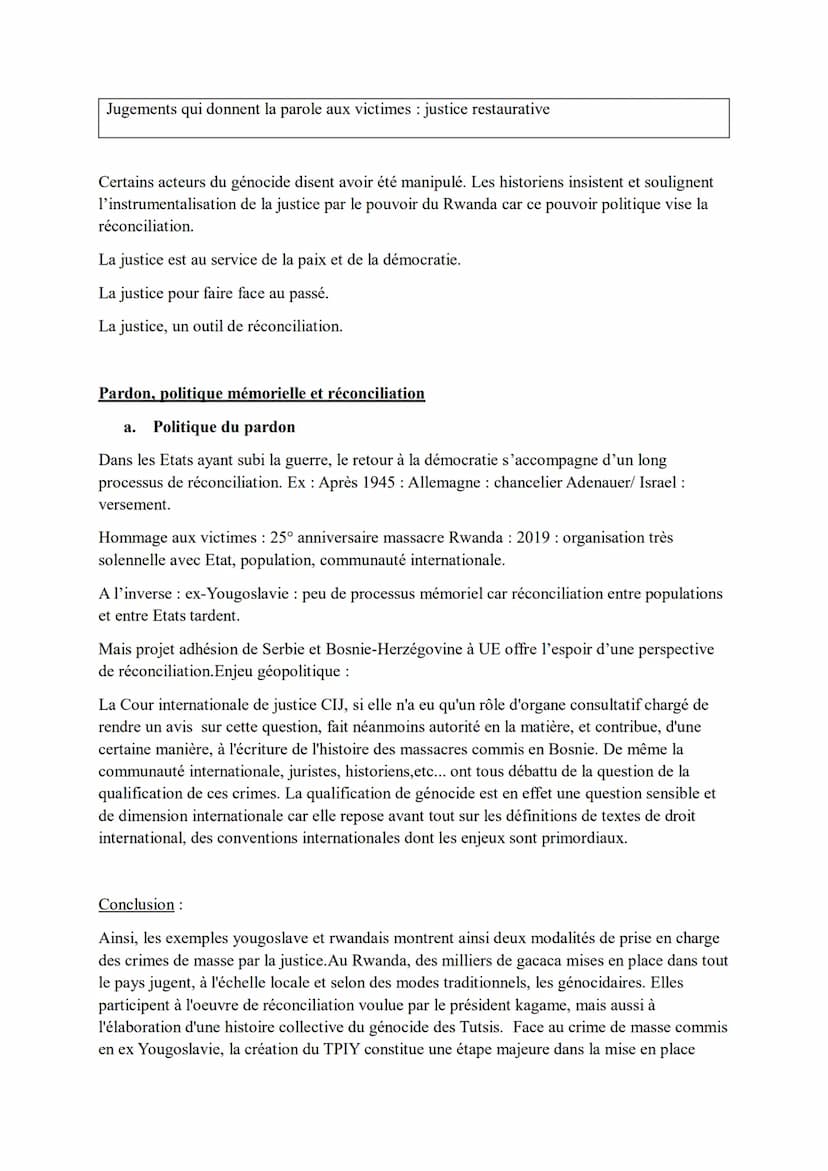 Axe 2: Histoire, mémoire et justice
Comment la justice peut-elle apaiser les mémoires et rétablir la paix ?
Comment la justice se saisit-ell