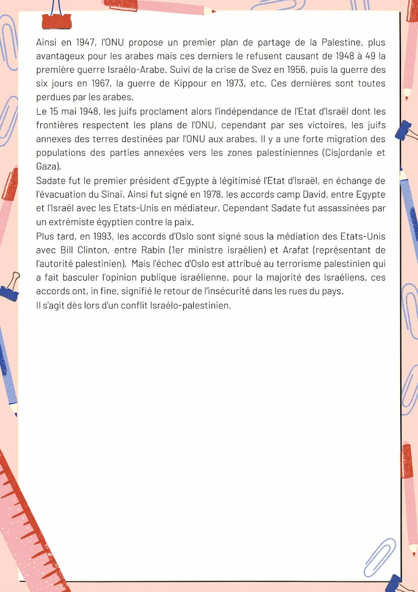 1
Histoire - Thème 2
Chapitre 1: La fin de la 2nde GM et les débats d'un
nouvel ordre
A partir de la fin de la seconde guerre mondiale il eu