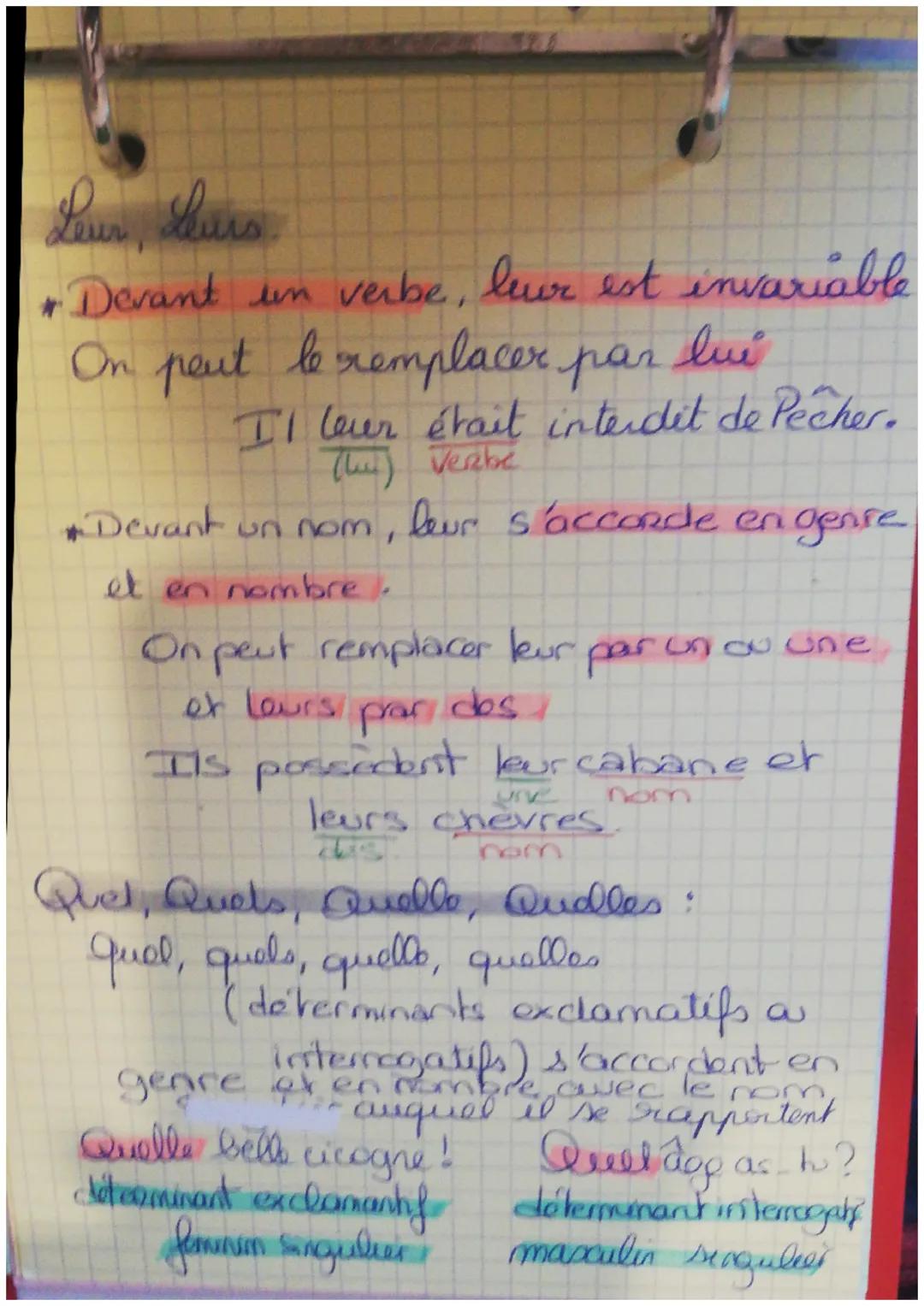 français
HOMOPHONES
a et à
* ac ver be avoir. Il peut être
remplacer par avait.
* à préposition
et et est
* et: il peut être remplacer par
e
