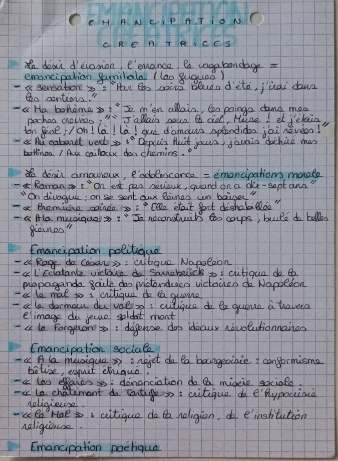 ANCIPATIO
CRE A
TRICES
2
Le désir d'évasion, l'errance le vagabondage
emancipation familiala (100 fugues
sensation
les sentiers."
=
Par les 