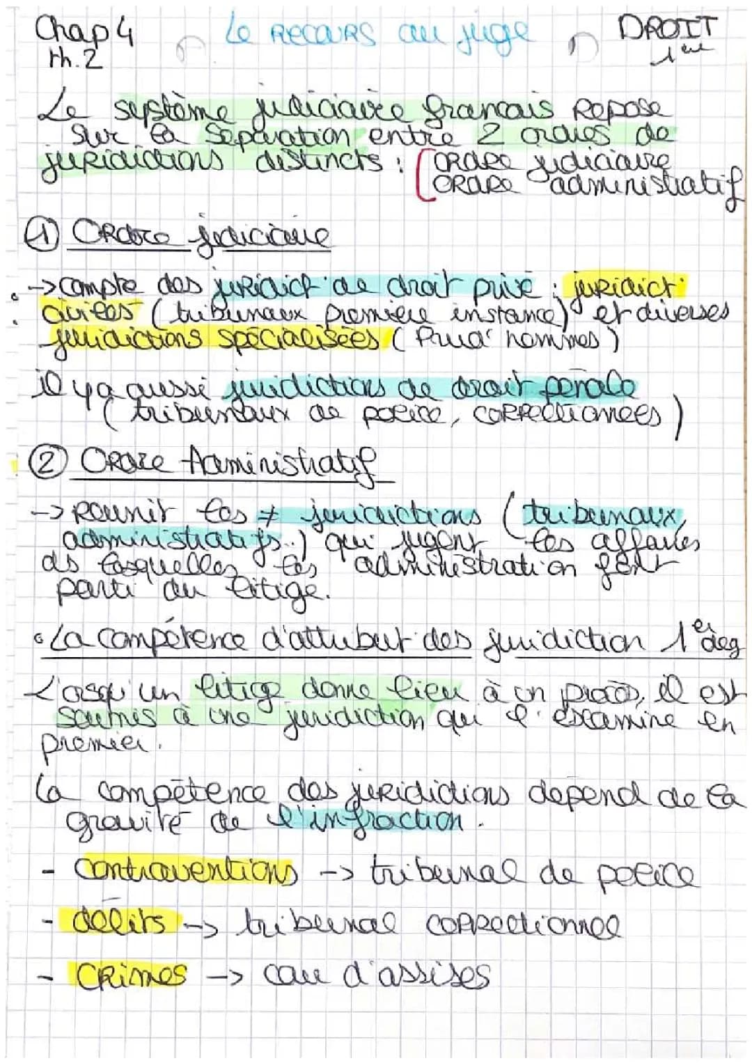 Explorer l'Organisation de la Justice en France : Schémas et Juridictions