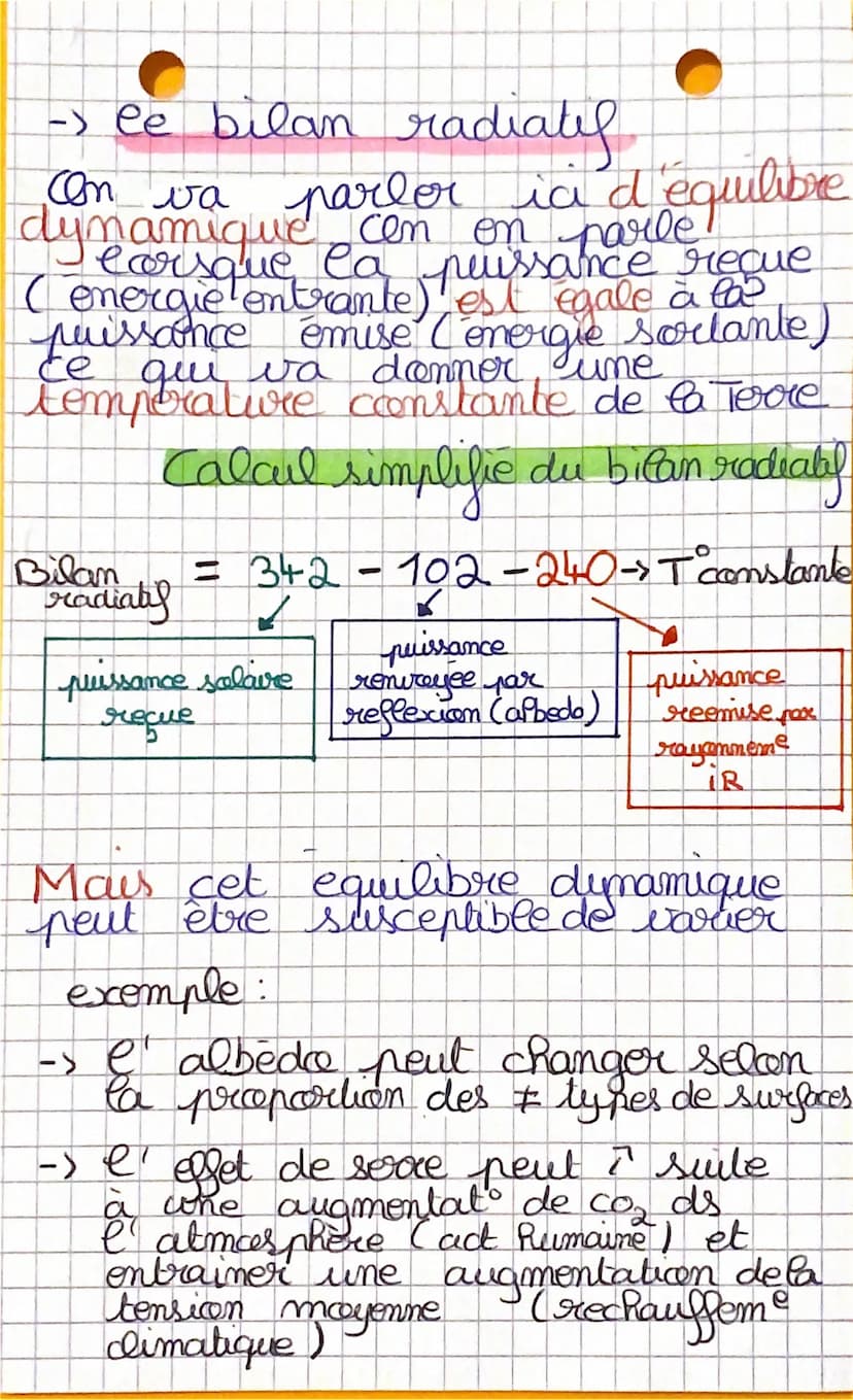 E-S Sut
-de
rayonnoment salaire
Sa puissance depend de dewc
distance soleil- planete
chases:
+ la P est loin + l'Esclove reque est faible
1
