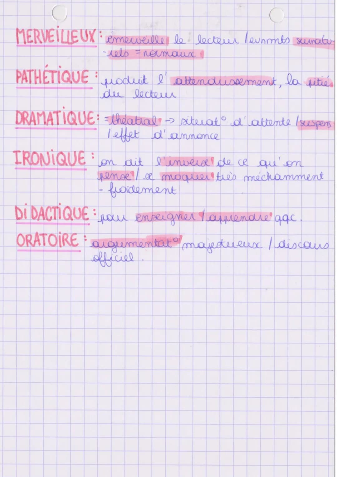 littéraires S
COMIQUE: ludique / faire we /dediamativer.
EPIQUE epopée / rendre éinmes #perses épiques
admiration due lecteur -> persos
:
FA