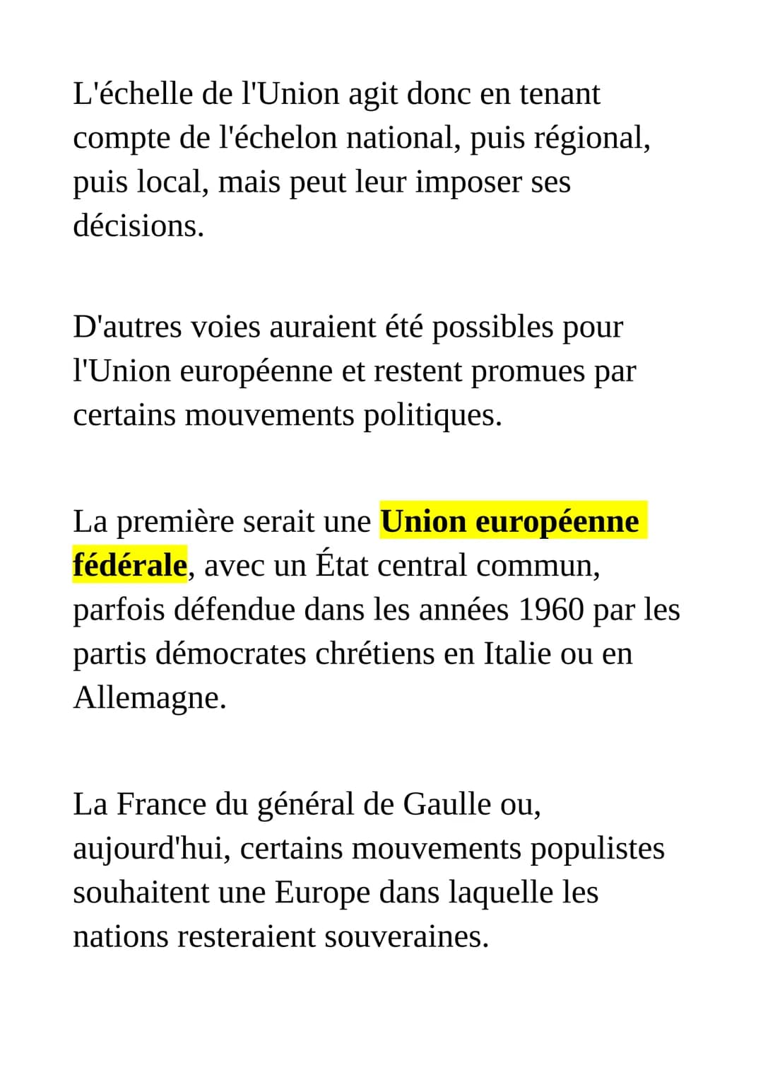 Le fonctionnement
de l'union
européenne face aux citoyens
et aux états
L'Union européenne constitue un cas
unique au monde de construction s