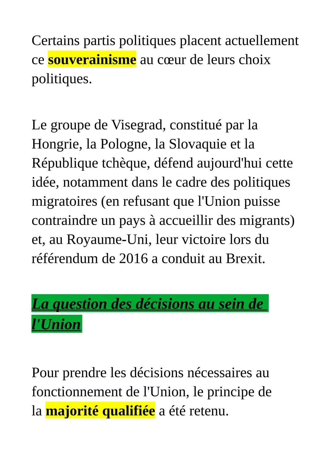 Le fonctionnement
de l'union
européenne face aux citoyens
et aux états
L'Union européenne constitue un cas
unique au monde de construction s