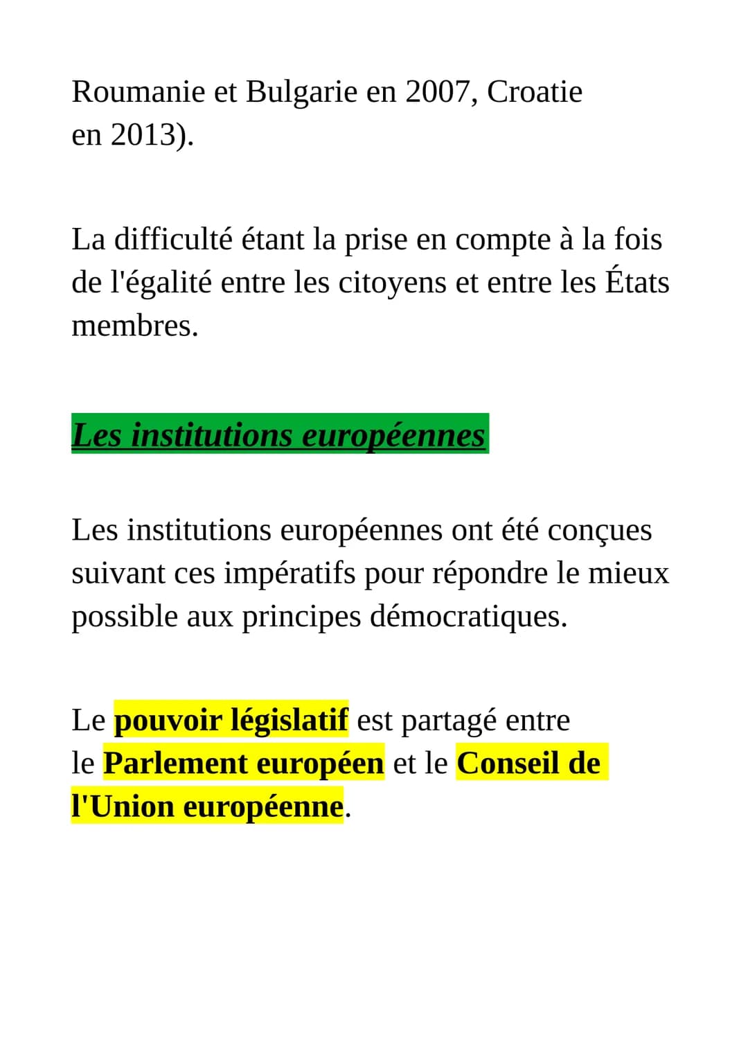 Le fonctionnement
de l'union
européenne face aux citoyens
et aux états
L'Union européenne constitue un cas
unique au monde de construction s