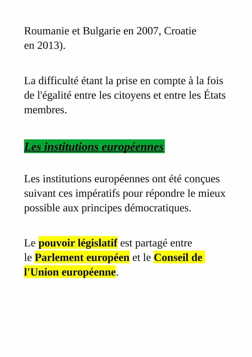 Le fonctionnement
de l'union
européenne face aux citoyens
et aux états
L'Union européenne constitue un cas
unique au monde de construction s