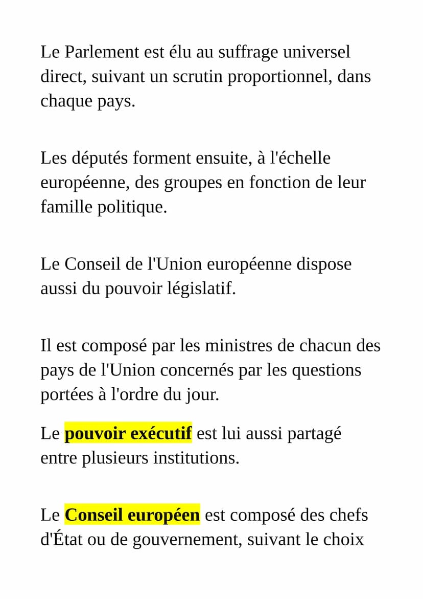 Le fonctionnement
de l'union
européenne face aux citoyens
et aux états
L'Union européenne constitue un cas
unique au monde de construction s