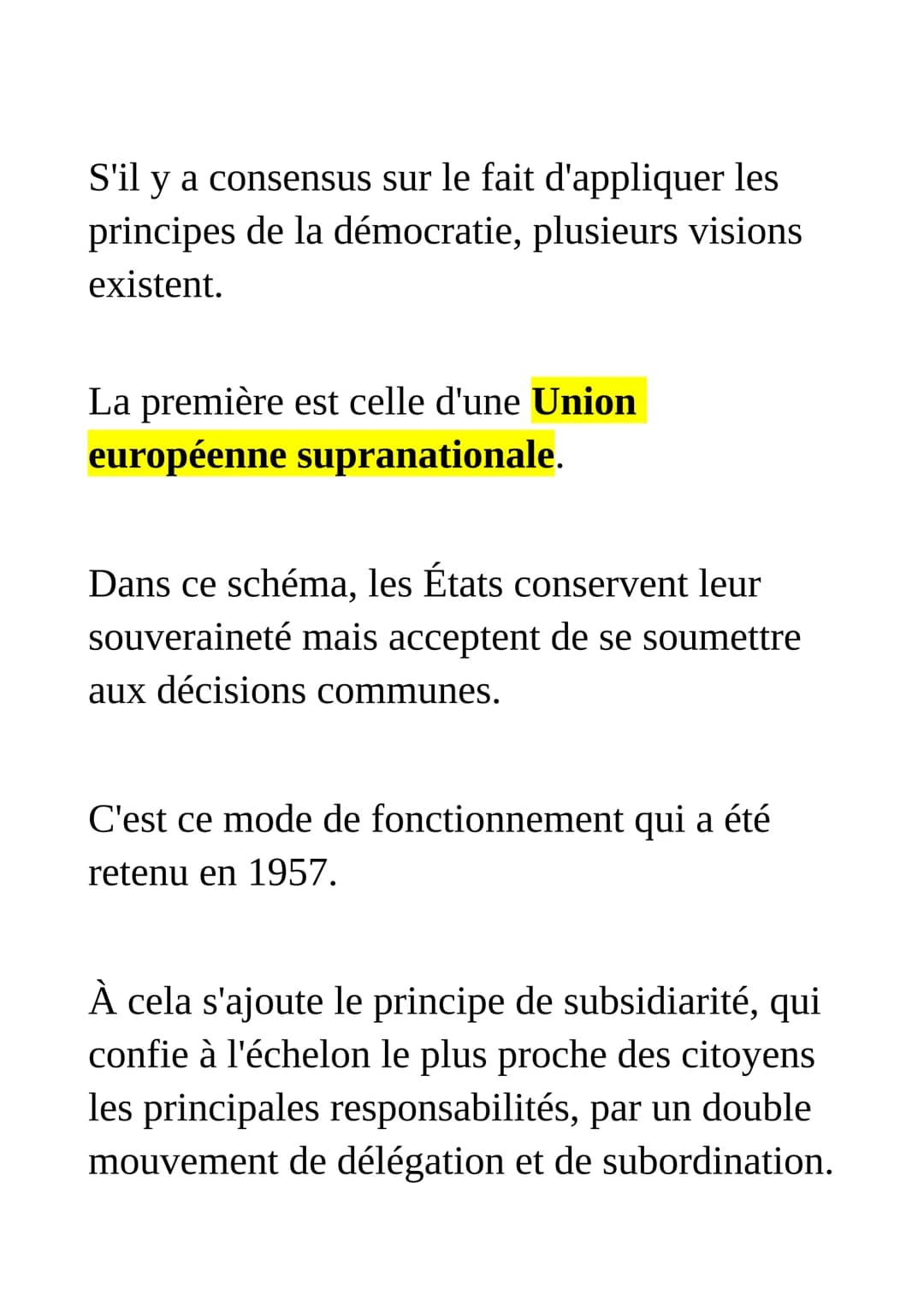 Le fonctionnement
de l'union
européenne face aux citoyens
et aux états
L'Union européenne constitue un cas
unique au monde de construction s