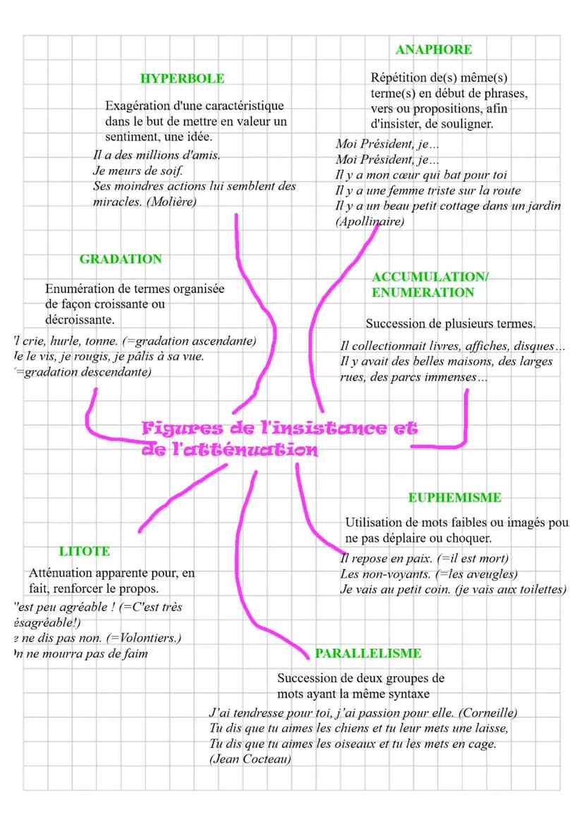 Les Figures de style
Définition: Une image, un procédé d'écriture qui donne plus d'expressivité
(plus d'effet) à un texte et qui est propre 