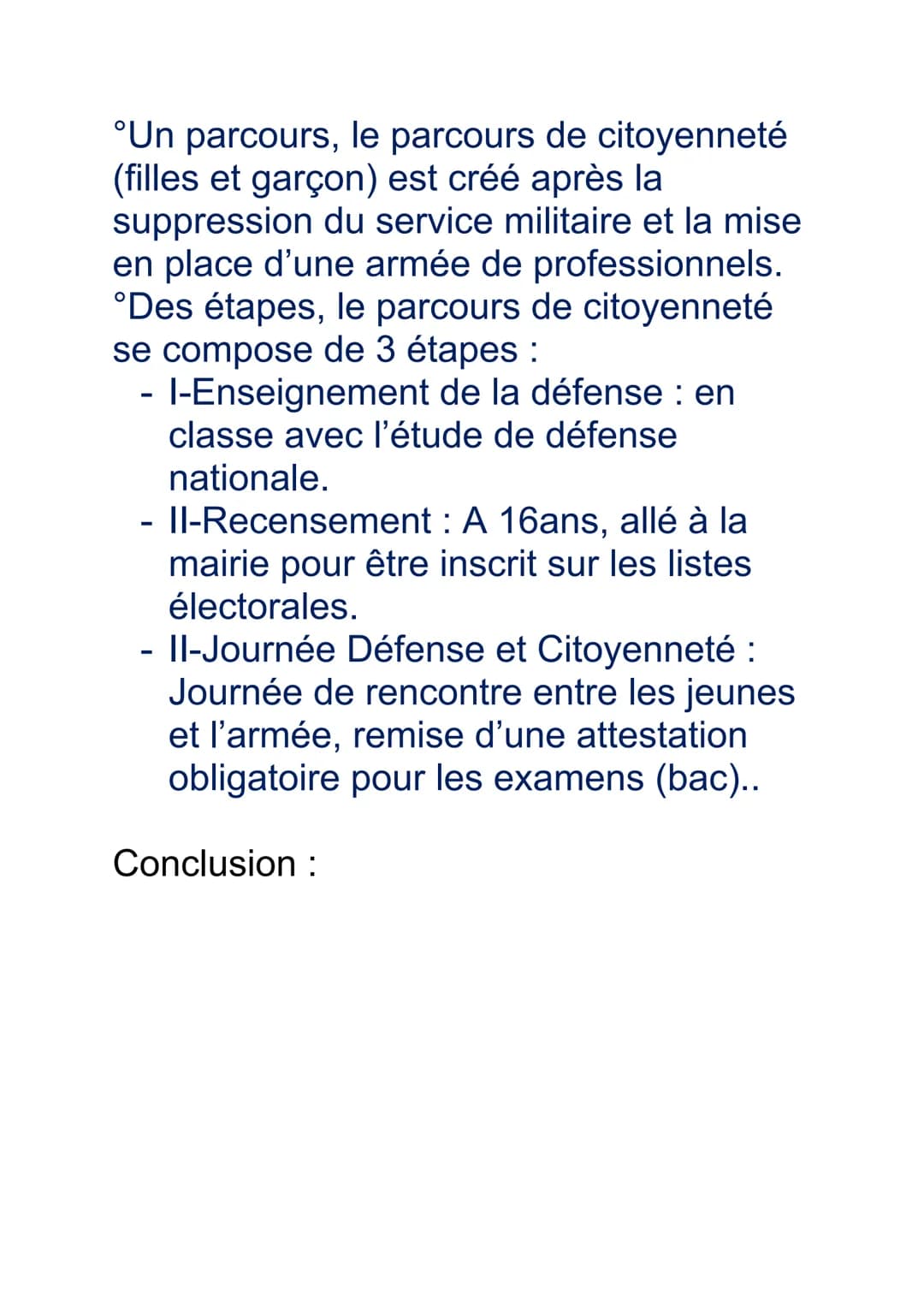 La Défense Nationale
Des engagements internationaux :
°Des alliances, l'armée française possède
des alliances militaires, c'est-à-dire
envoy