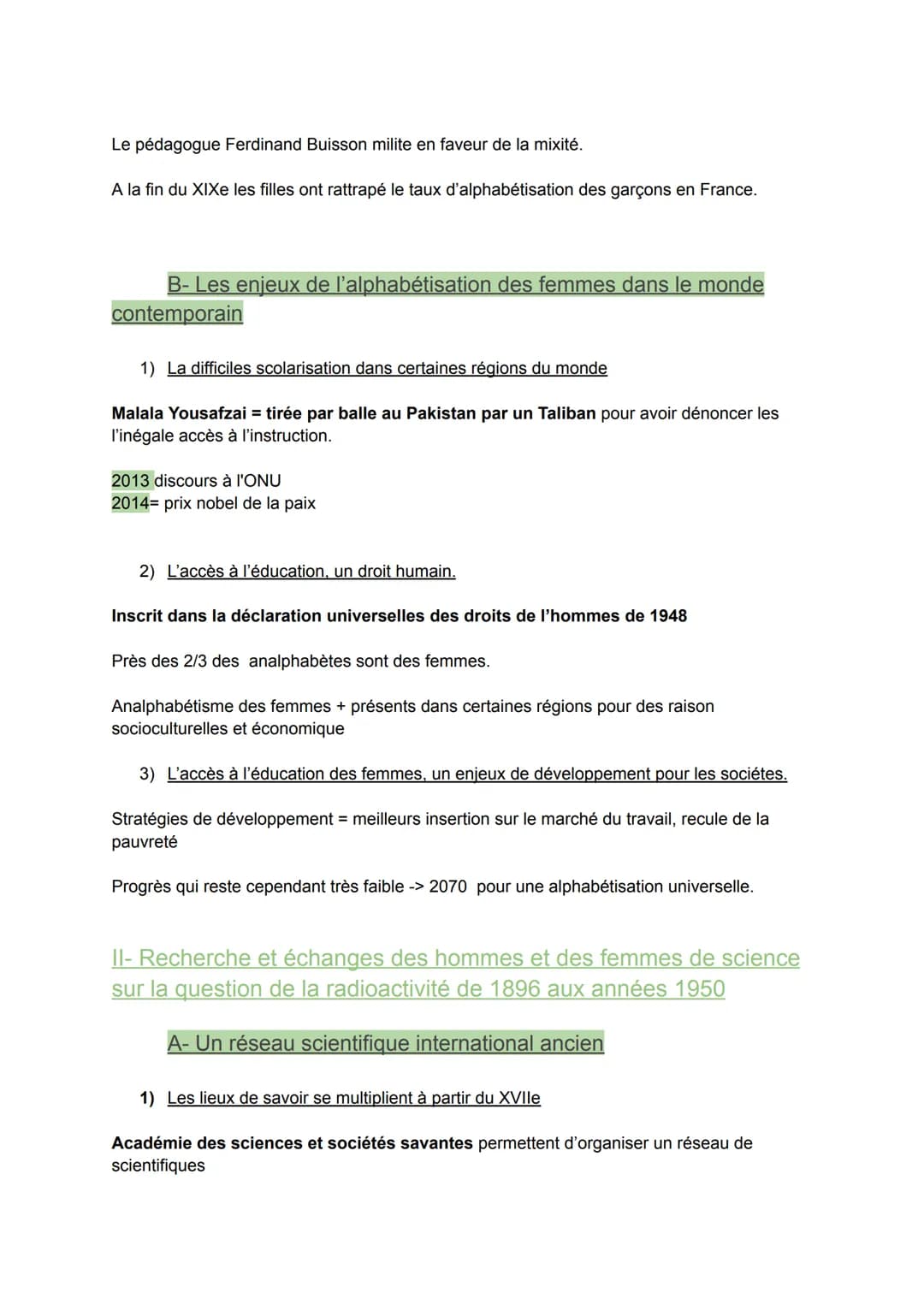 AXE 1: produire et diffuser des connaissances
problématique: pourquoi la production et la diffusion des connaissances constituent-elles
des 