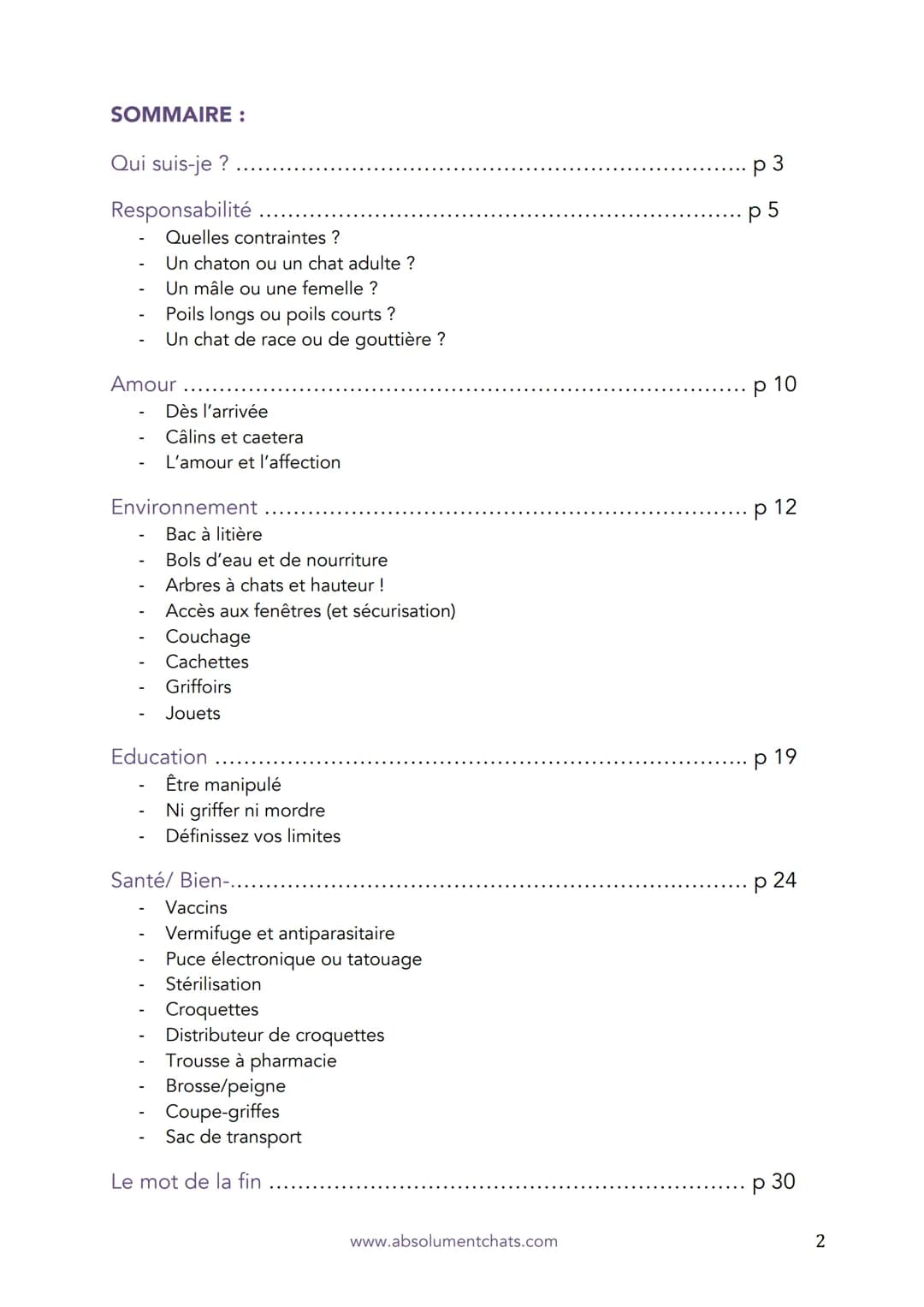 Les 5 fondements
d'une relation harmonieuse
avec votre chat
Le guide des bonnes manières
Absolument
Chats
www.absolumentchats.com
Marion Ruf
