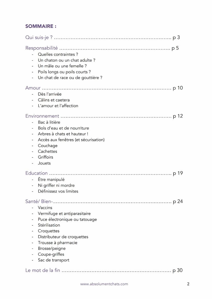 Les 5 fondements
d'une relation harmonieuse
avec votre chat
Le guide des bonnes manières
Absolument
Chats
www.absolumentchats.com
Marion Ruf