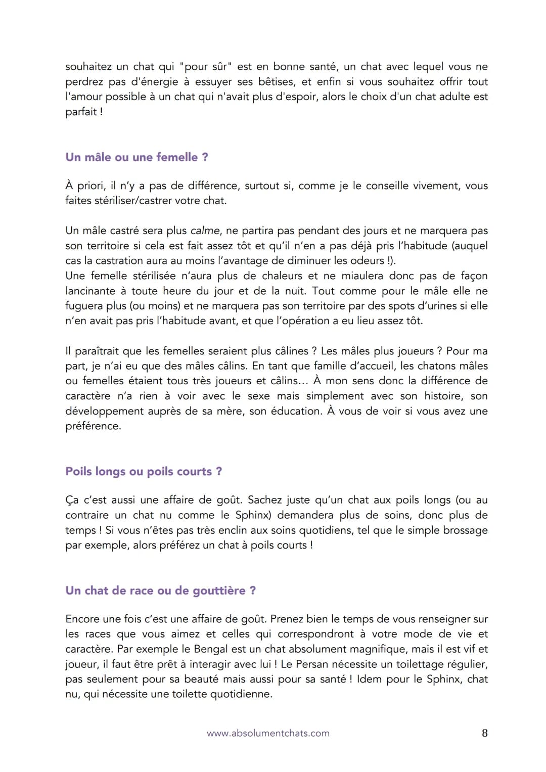 Les 5 fondements
d'une relation harmonieuse
avec votre chat
Le guide des bonnes manières
Absolument
Chats
www.absolumentchats.com
Marion Ruf