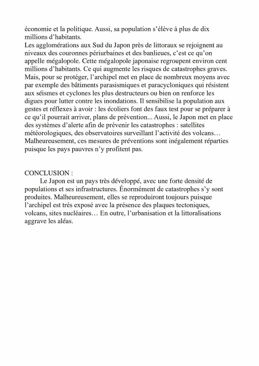 INTRO:
Le monde est confronté à de nombreux aléas qui peuvent être naturels, ou
technologiques. Ces aléas accompagnés d'infrastructures, de 