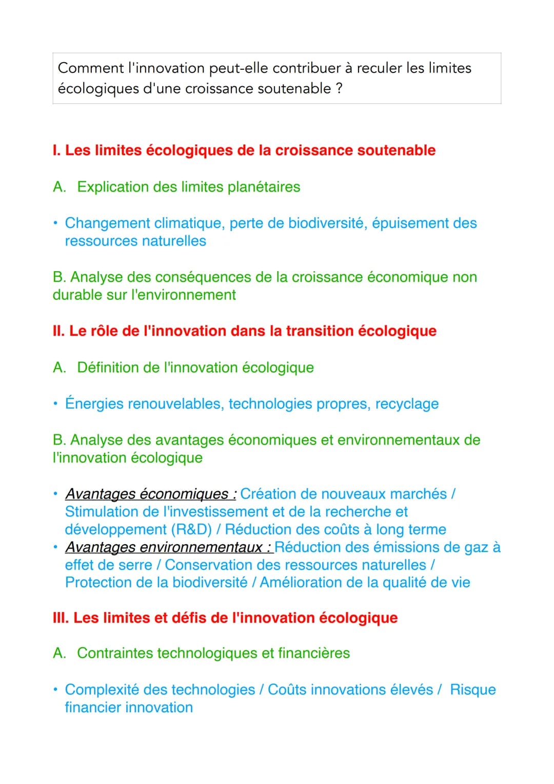 SES Dissertation
Méthodologie :
Introduction: Accroche / Définition / Problématique /Annonce du plan
Développement: Paragraphe (AEI) / Trans