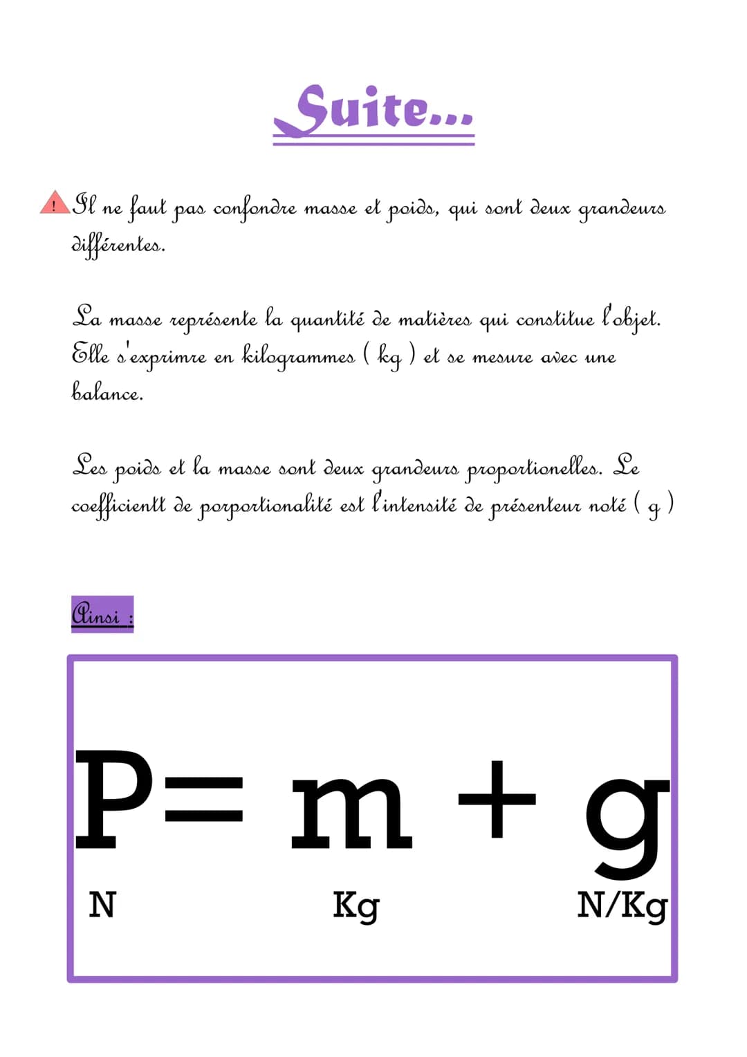 Définition
La gravitation : interaction attractive à distance. Elle s'exerce entres tout les
objets du fait de leurs
c'est pourquoi
on la qu