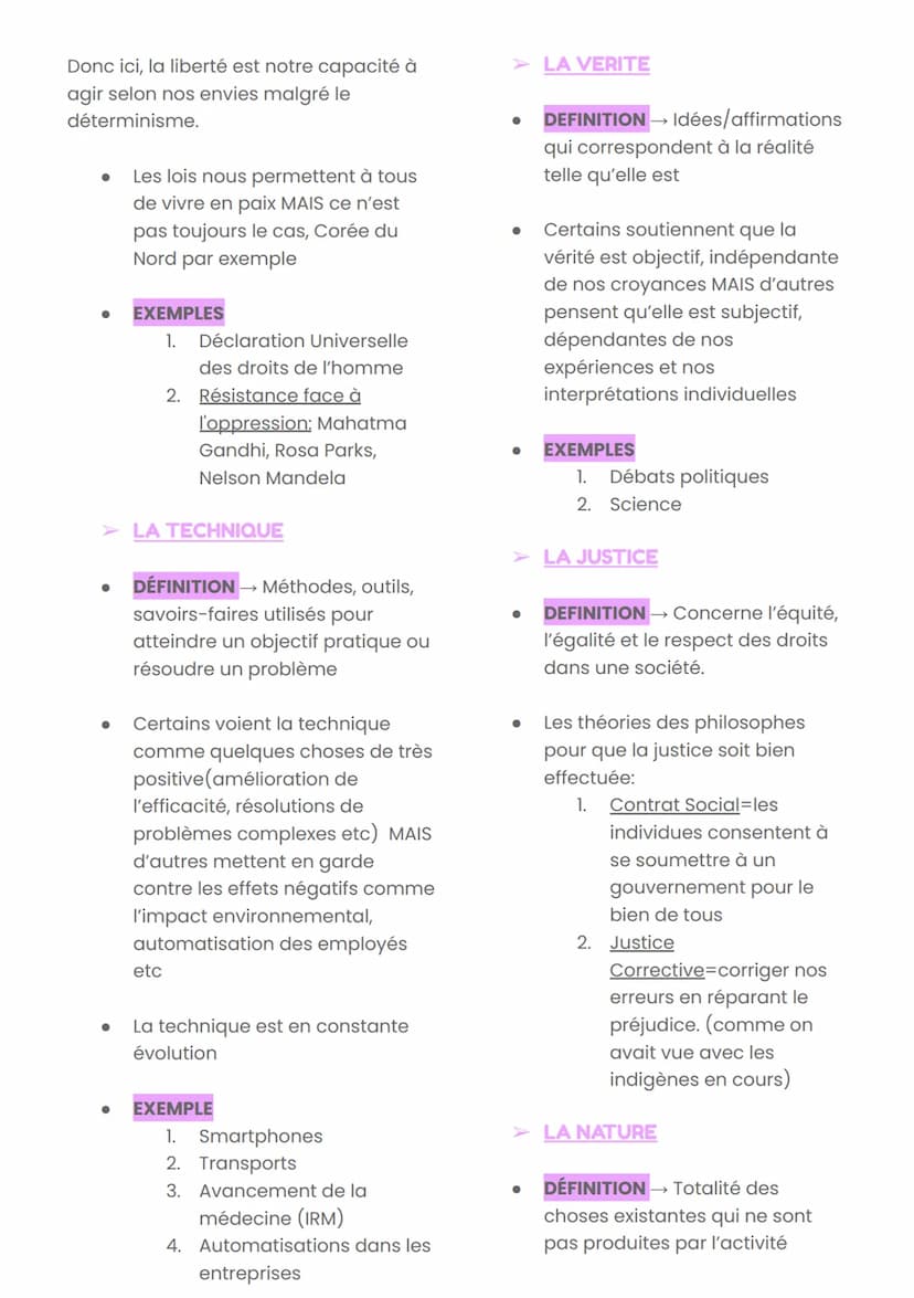 RESUMER DU PROGRAMME
★ L'art
★ Liberté
★ La technique
★ La vérité
★ La justice
La nature
★ La religion
Philosophie
> METHODO DISSERT
● INTRO