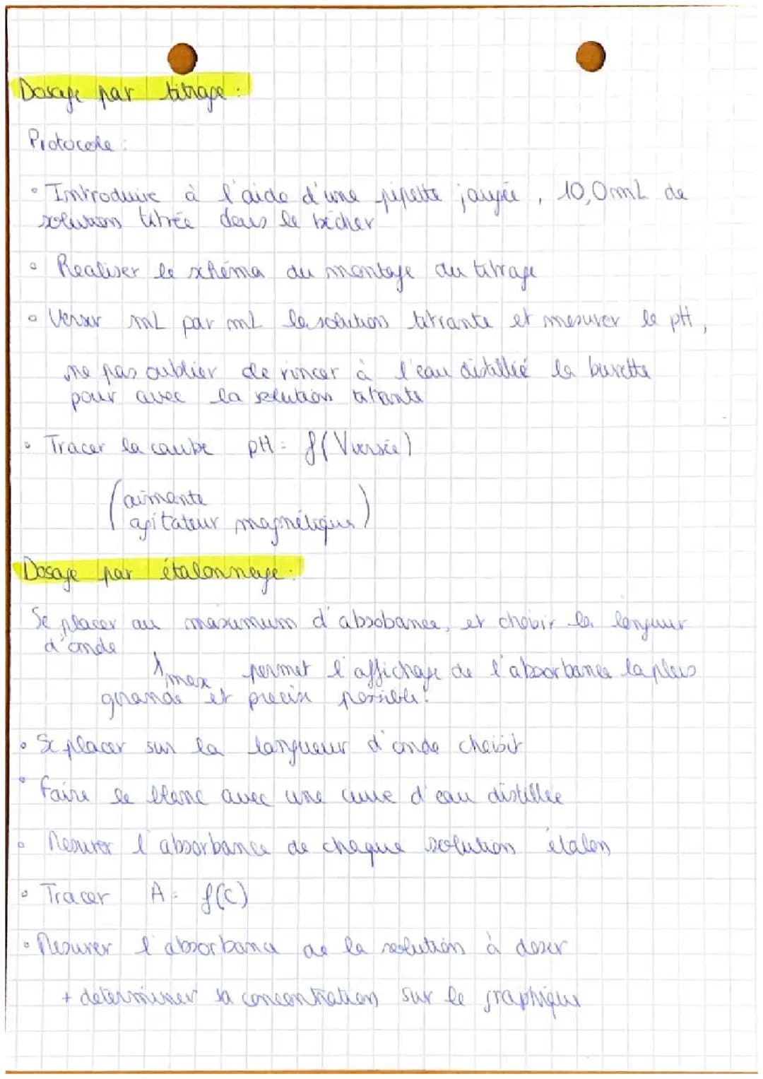 révision TPs ECE avec protocole 