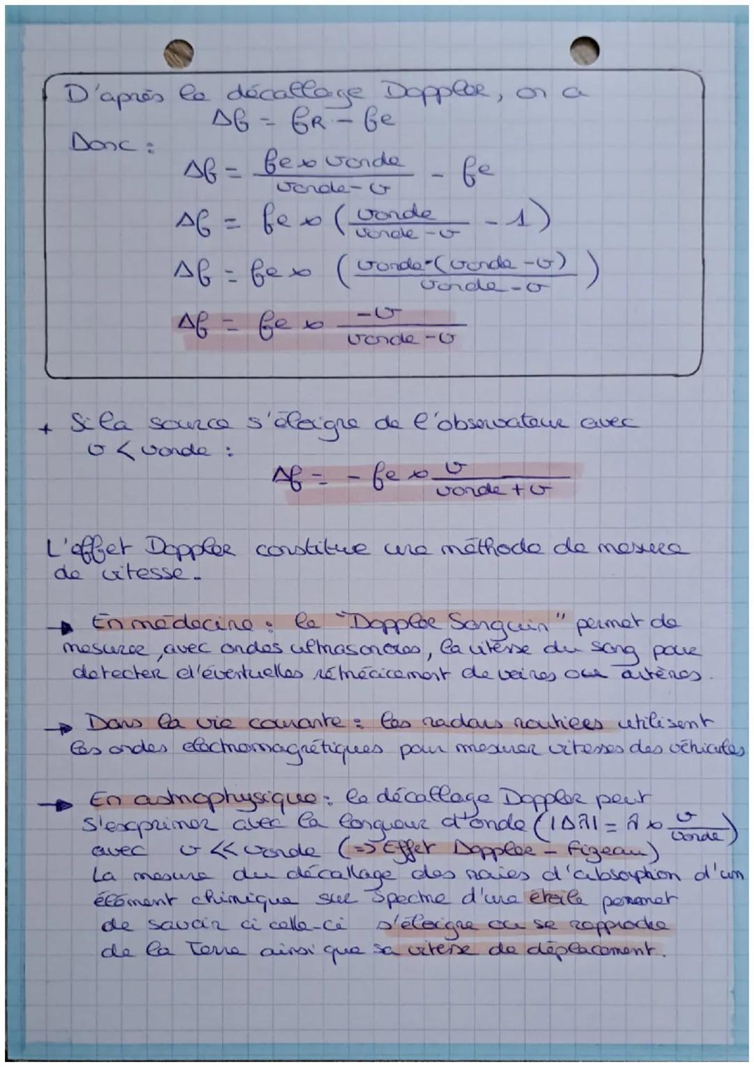 I. Intersité des ondes accoustiques
1) Intersite
Sonere
Le son : onde mécanique longitudinale
qui se déplace de proche en proche
en transpor