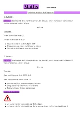 Know -Maths- Arithmétique thumbnail