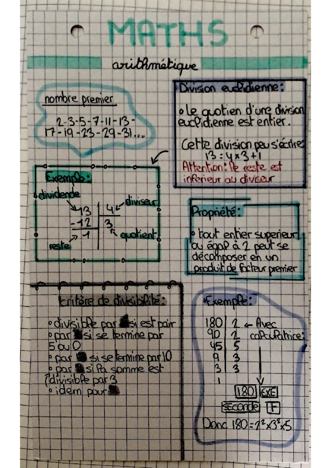 Arithmétique 