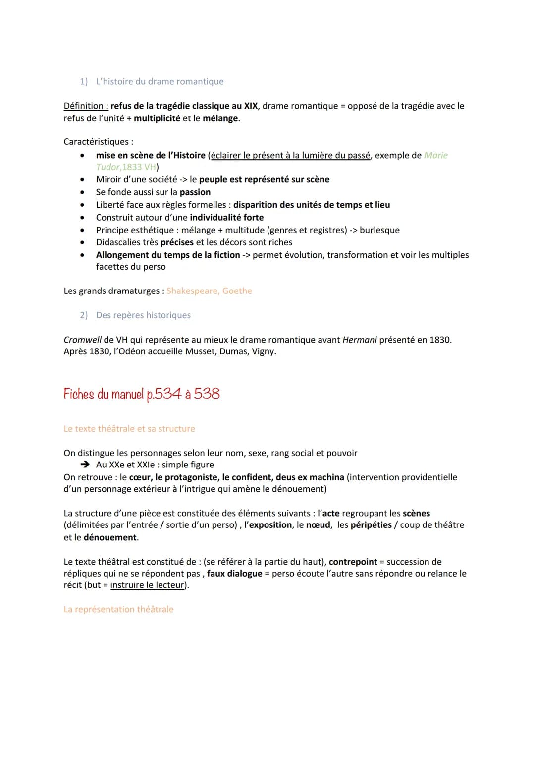 Le texte théâtrale
Le dialogue est précédé par la nom du locuteur + un point + un -
Comporte des éléments à lire (indications, noms des pers