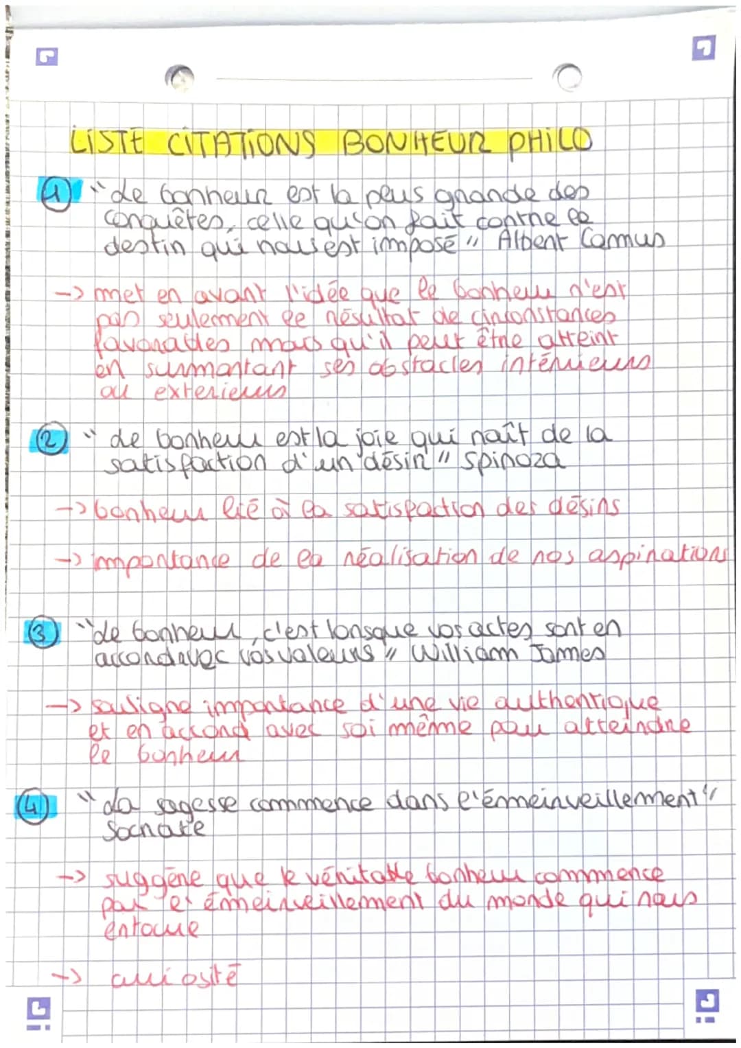 LE BONHEUR - FICHE PHILO 2
(2
INTRODUCTION
def exacte: état de satisfaction, de plénitude.
et de bien être
=> importance en philo: gst centr