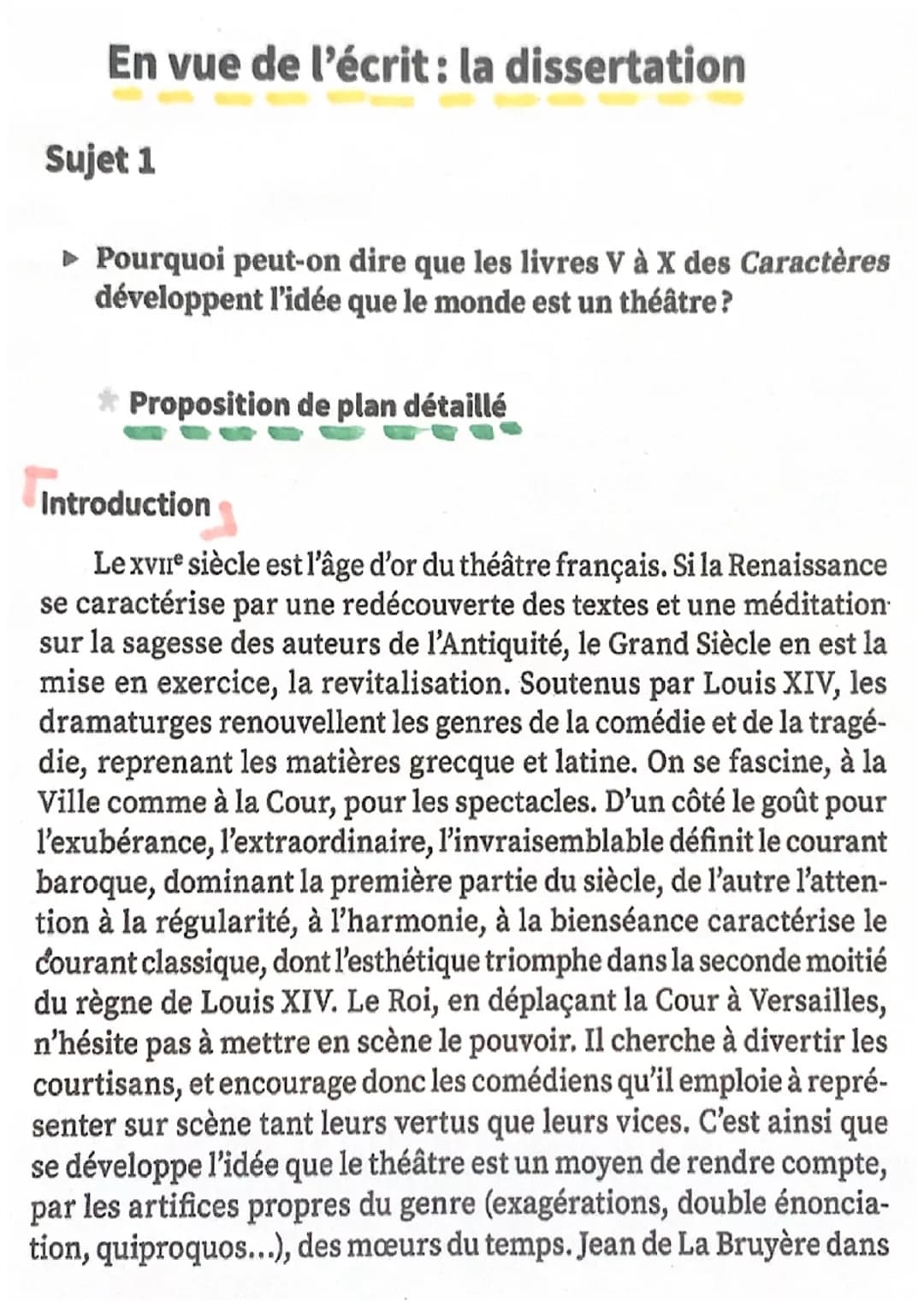 Sujet Dissertation Les Caractères La Bruyère Corrigé Dissertation Les Caractères La Bruyère 📚 PDF et Corrigé (Français