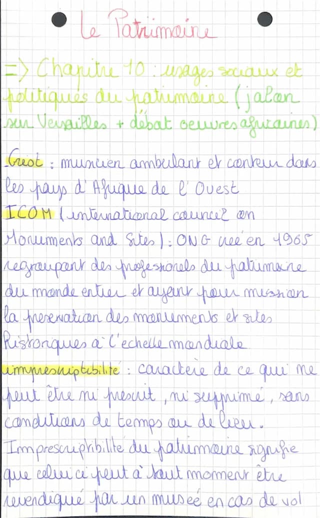 Know HGGSP : Thème identifier et valoriser le patrimoine 🏛 thumbnail